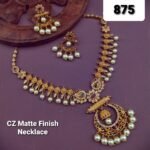 Matte Finish Necklace TLOB MAT0076