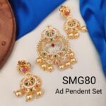 AD & CZ Pendant Sets TLOB PEN0008