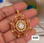 AD & CZ Pendant Sets TLOB PEN0014