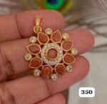 AD & CZ Pendant Sets TLOB PEN0016