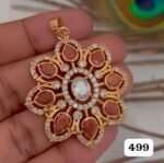 AD & CZ Pendant Sets TLOB PEN0015