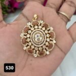 AD & CZ Pendant Sets TLOB PEN0005