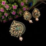 AD & CZ Pendant Sets TLOB PEN0022