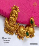 AD & CZ Pendant Sets TLOB PEN0012