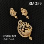AD & CZ Pendant Sets TLOB PEN0034