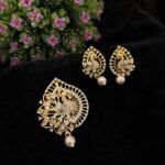 AD & CZ Pendant Set TLOB PEN0058